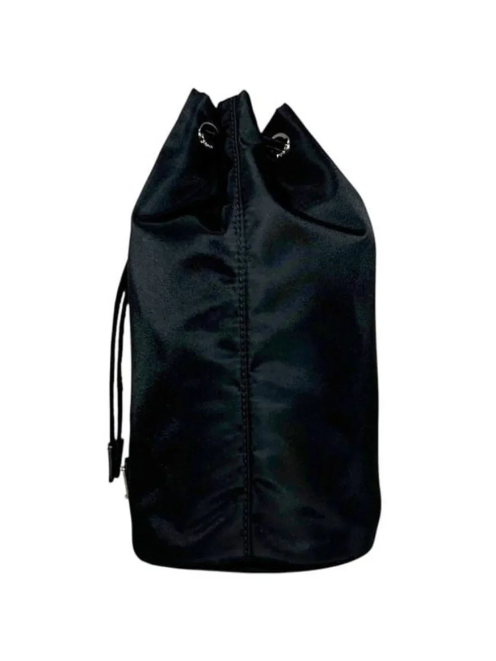 Prada Pouch Drawstring Handbag Vela 1 IC Tag Reactive Nylon Re-Nylon Saffiano